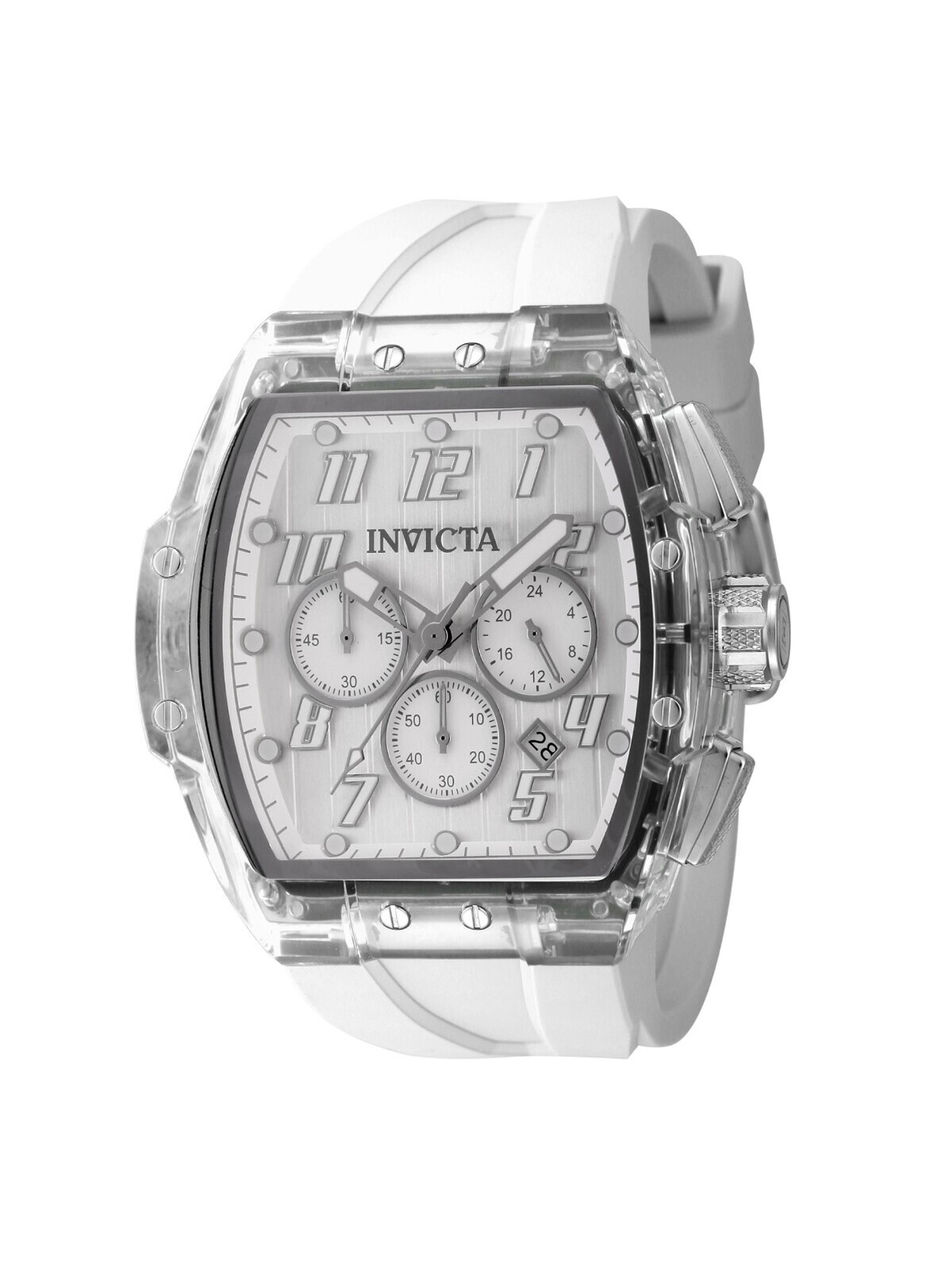 Invicta S1 Rally Kinesia Anatomic Men's Watch - 47mm, White (45481)